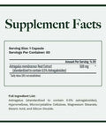 Utzy Naturals Astragalus | 500 Mg Per Capsule + Adapto-Calm | Stress Support Formula | With Ashwagandha, Tulsi Holy Basil, And Passionflower