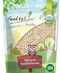 Food to Live - Organic Sunflower Seeds, 4 Pounds Hulled, Raw, Non-GMO, Dried Kernels, Unsalted, Kosher, Vegan, Keto, Paleo, Sirtfood, Bulk, Good Source of Protein