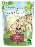 Food to Live - Organic Sunflower Seeds, 4 Pounds Hulled, Raw, Non-GMO, Dried Kernels, Unsalted, Kosher, Vegan, Keto, Paleo, Sirtfood, Bulk, Good Source of Protein