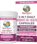 Maryruth'S 3-In-1 Daily Health 40 Probiotics For Women Hormonal & Menopause Support Supplement For Women Gut Health Capsules 50 Billion Cfu Allergen Free 30 Ct