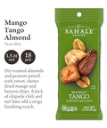 Sahale Snacks Mango Tango Almond Trail Mix, 1.5 oz Grab & Go Bags (18 Packs) - Dry-Roasted Deluxe Mixed Nuts with Dried Mango & Banana Chips - Non-GMO, Kosher Trail Mix & Certified Gluten-Free Snacks