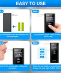 Homealexa Breathalyzer For Alcohol Portable Alcohol Tester With Digital Bac Display High Accuracy Sensor 3-5S Fast Test Personal Breathalyzer With 10 Mouthpieces For Home Party Use