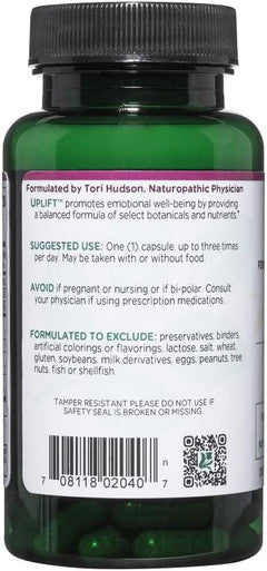 Vitanica Uplift Mood and Emotional Support Vegan 60 Capsules