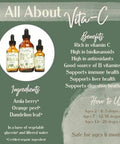 Earthley Wellness Vita-C, A Natural Source Of Vitamin C, Whole Food Form Of Vitamin C, Extracted From Amla Berries, Orange Peel, And Dandelion Leaf (2Oz)