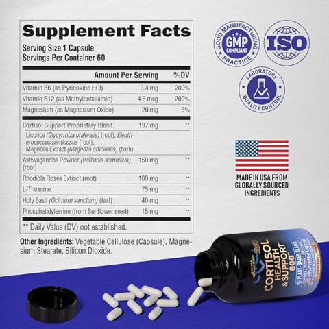 Nutraharmony Cortisol Support & Probiotics For Women Capsules