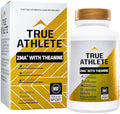 True Athlete Zma With Theanine â€“ Supports Muscle Recovery Strength & Sleep â€“ Zinc Magnesium Vitamin B6 & Theanine Formula For Relaxation & Performance (90 Capsules)
