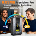 Diowner Rechargeable Breathalyzer 2026 Upgrade Breathalyzer With Lcd Digital Display & 10 Reusable Personal Mouthpieces Portable Alcohol Breathalyzer Tester With Advanced Sensor For Car/Home Use (Gray)