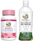 Maryruth's Multivitamin Gummies For Women (Strawberry) & Liquid Nighttime Multimineral (Pineapple)