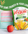 Sensible Portions Veggie Straws Sea Salt Flavor GlutenFree Chips 7 Ounce Bag 12Pack