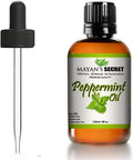 Pure Peppermint Essential Oil, Pure and Natural, Therapeutic Grade Peppermint Oil, Huge 4 ounces Glass Bottle