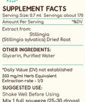HerbEra - Stillingia B120 Alcohol-Free Herbal Extract Tincture, Concentrated Liquid Drops Natural Stillingia (Stillingia sylvatica) Dried Root (4 fl oz)