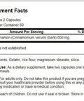 Swanson Full Spectrum True Cinnamon - Herbal Supplement - (120 Capsules 300mg Each)