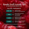 Bio.Me Glp-1 Support Multi-Benefit Glp-1 Powder For Weight Management & Digestive Health Sustain Energy Levels - 7G Fiber 14G Collagen Protein & Digestive Enzymes 24 Servings (Raspberry)
