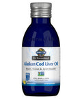 Garden of Life Dr. Formulated Alaskan Cod Liver Oil - Lemon Flavor, 40 Servings - 1000 mg Omega 3s (EPA, DHA & DPA) + Vitamins A & D, Non-GMO, Sustainably Sourced & Line-Caught, 200mL (6.76 fl oz)