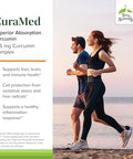 Terry Naturally Curamed 375Mg Antioxidant Supplement For Brain & Immune Health Support Dietary Supplement With Curcumin & Turmeric Essential Oil Herbal Liver Support 60 Softgels (Pack Of 2)