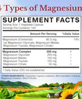 Vitalitown Magnesium Complex Supplement 500mg and Vitamin C Complex 1000mg