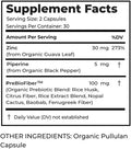 Organic Zinc Supplements 30Mg - For Men And Women - From Organic Guava Leaf - Plant-Based, Gluten-Free, Vegan, Non-Gmo - 60 Capsules - Premium Dietary Supplement By Natural Scientific