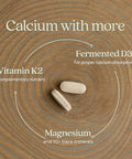 New Chapter Calcium Supplement Organic Plant Calcium for Women Under 40 with Vitamin D3 for Absorption + Vitamin K2 + Magnesium Vegetarian Gluten Free 60 Count