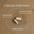 New Chapter Calcium Supplement Organic Plant Calcium for Women Under 40 with Vitamin D3 for Absorption + Vitamin K2 + Magnesium Vegetarian Gluten Free 60 Count