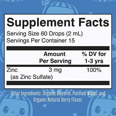 Maryruth's Organics Cocomelon Toddler Liquid Zinc 1 Fl Oz