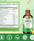 Sept Yan Tudca Supplement 1200Mg Liquid Drops Liver Supplement With Tudca Nac Milk Thistle Seed And Dandelion For Liver Support And Gallbladder Cleanse & Repair Sugar-Free Vegan Lemon Flavor 2 Fl Oz
