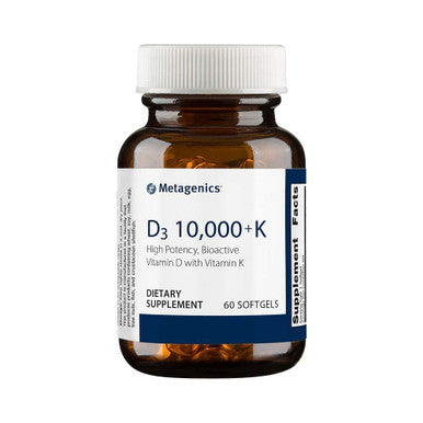 Metagenics Vitamin C & Vitamin D Bundle Ultra Potent-C 1000 Gentle Buffered Vitamin C for Immune Support Bundled with D3 10,000 + K 10,000 IU Vitamin D for Bone Cardiovascular Immune Health