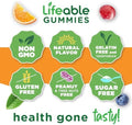Lifeable Sugar Free Multivitamin for Men Gummies with Iron and 18 Essential Vitamins and Minerals Sugar Free Vitamins 90 Gummies