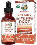 Maryruth'S Maryruth Organics Ashwagandha Root Usda Organic Ashwagandha Liquid Drops Stress Relief Natural Calm Relaxation And Mood Support Supplement Adaptogenic Nervine Vegan Non-Gmo 60 Servings