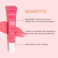 purlisse Blush Glow BB Cheek Color Cruelty clean Paraben Sulfate Cream blush Long lasting Vitamin E hydrates Sweet Rose 0.34oz
