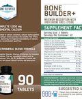 Comprehensive Bone Builder Calcium Supplement. Formulated with Highest Grade Calcium Carbonate/Hydroxyapatite/Citrate Magnesium Zinc D3. Works in Sync for Optimum Bone Health and Bone Strength.