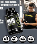 Nutrabio Hmb Supplement Amino Acid 1000Mg 120 Capsules