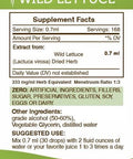 Secrets of the Tribe Wild Lettuce Tincture Alcohol Extract, High-Potency Herbal Drops, Tincture Made from Lactuca virosa Digestive Health 4 oz