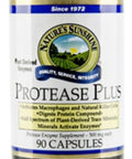 Nature'S Sunshine Protease Plus 90 Capsules | Powerful Digestive Enzyme Supplements with 60000 HUT Protease to Break Down Proteins and Amino Acids