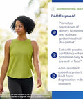 Pure Encapsulations Dao Enzyme - Histamine Breakdown Digestion Support Supplement - Ease Digestive Discomfort & Skin Sensitivity - Allergen-Free Health Supplement 60 Capsules