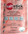 Saltstick Fastchews Electrolyte Replacement Tablets For Rehydration Exercise Recovery Youth & Adult Athletes Hiking Sports Recovery 10Ct Variety 4-Pack