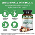 Nutramedix Fitness Plan Supplement Bundle Includes Magnesium Malate For Energy & Athletic Support And Serrapeptase For Joint & Mobility Wellness Fitness Support Supplements 2Piece Capsule Set