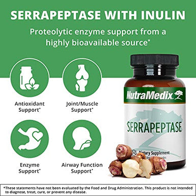 Nutramedix Joint Support Bundle Includes Curcumin From Turmeric And Serrapeptase Enzyme Support Capsules For Joint Support And Healthy Inflammatory Response Support 2Piece Supplement Set
