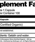 Terravita Horsetail (Shavegrass Silica) (Certified Organic) - 450 Mg (100 Capsules, Zin: 518602)