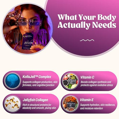 Akasha Superfoods Liposomal Jellyfish Collagen Packets (pack of - 15)