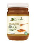 Kevala Organic Raw Oaxaca Honey - Natural Sweetener for Meals and Drinks with no Pesticides, Pure and Unprocessed Spread for Bread and Toast, Golden Nectar with no Sugar Added, Glass Jar 16 oz