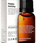 Gya Labs Happy Holiday Essential Oil Blend - Comforting & Uplifting Festive Season Aromatherapy Oil (0.34 Fl Oz)