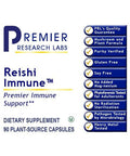 Premier Research Premier Reishi Immune- 90 Plant-Source Capsules