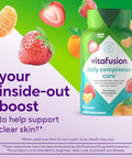 vitafusion Daily Complexion Care (1) Beauty Supplement Helps Support Clear Skin (1) (2) with Zinc Gluconate Plus Vitamins E and C Tangerine Strawberry Flavor 60 Count