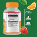 Lifeable Magnesium + Moringa Leaf Gummies Bundle Great Tasting Vitamin Supplement Gluten Gmo Chewable Gummy