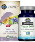 Garden Of Life Once Daily Vegan Dha Prenatal Multi Bundle Dr Formulated Vegan Dha 30 Softgels Organics Prenatal Once Daily Multivitamins With Folate For Women S Prenatal Health 30 Tablets