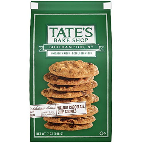 Tate's Bake Shop Walnut Chocolate Chip Cookies, 4 - 7 oz Bags