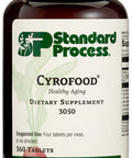 Standard Process Cyrofood - Whole Food Digestion, Digestive Health And Wellbeing With Shiitake, Reishi Mushroom Powder, Ascorbic