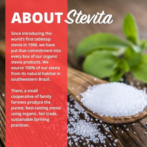 Stevita Stevia with Xylitol Supreme 8 oz Pouch AllNatural Stevia Extract Natural Sweetener No Calories NonGMO Vegan Kosher Keto Paleo Gluten Free ErythritolFree 227 Servings