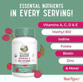 MaryruthS Multivitamin Gummies For Women (Cherry and Raspberry) and Iron Liquid Supplement (Berry) Clean Label Project Verifieda' Usda Organic Vegan NonGmo Beauty Immunity and Overall Health