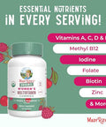 Maryruth's Multivitamin Gummies For Women (Cherry & Raspberry) & Iron Liquid